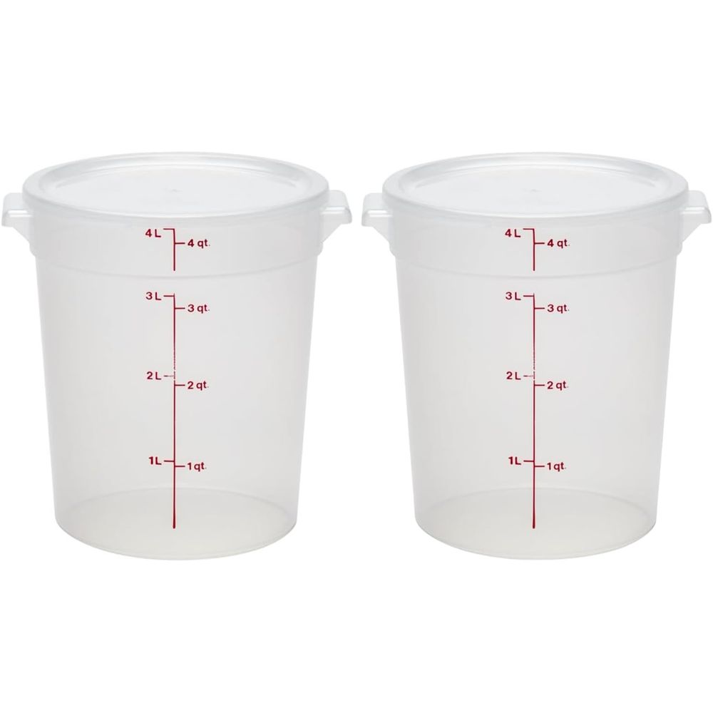 Food Storage 4 Quart - Wadah Penyimpanan Makanan Bebas BPA 4-Quart
