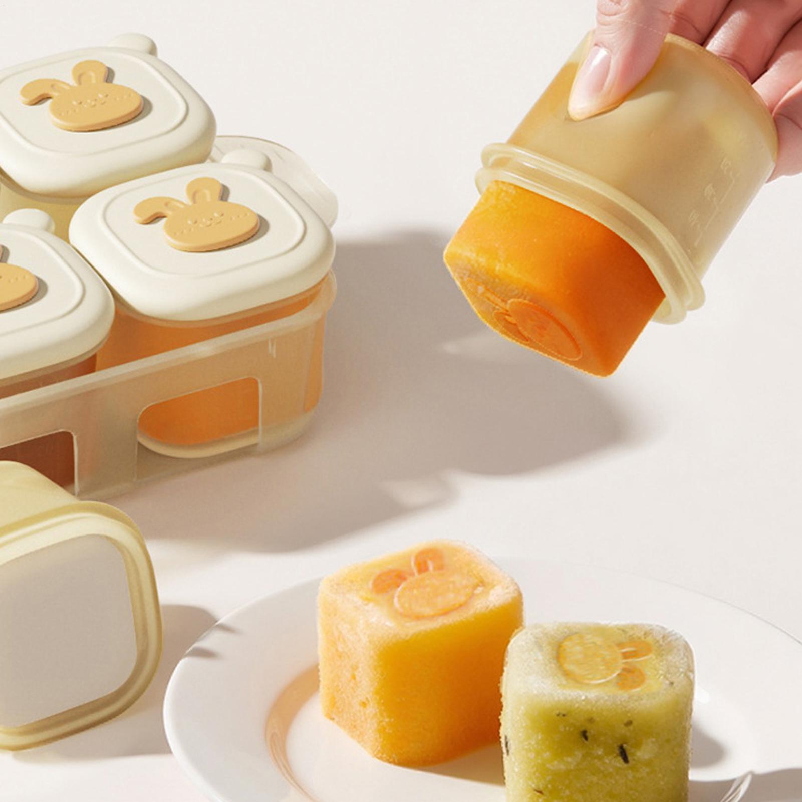 Food Storage Yogurt - Wadah Beku Makanan Bentuk Kubus, Wadah