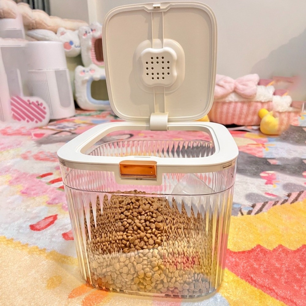 Food Storage For Dog - Wadah Penyimpanan Makanan Anjing Flip Cover
