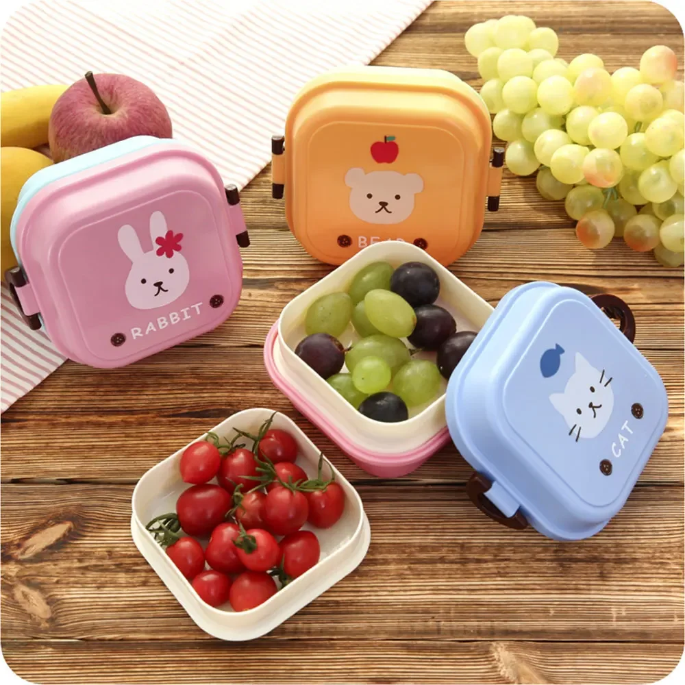 Food Storage Camping - Kotak Penyimpanan Makanan Kartun Lucu Mini