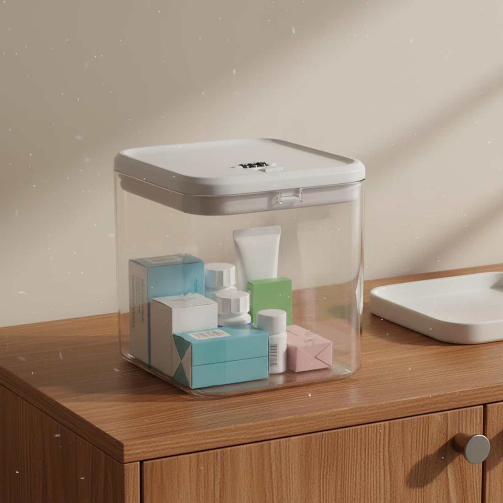 Food Storage Box - Kotak Penyimpanan Transparan yang Dapat Dikunci,