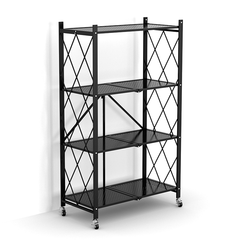 Food Storage With Wheels - Rak Penyimpanan Lipat Baja untuk Rumah