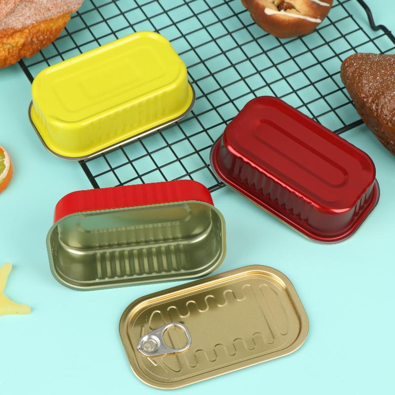 Food Storage Box - 2 Buah Kotak Penyimpanan Logam Mini