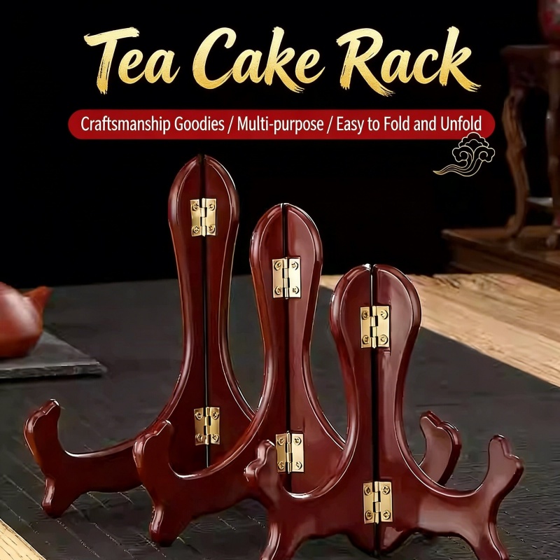 Food Storage Rack - 1 Buah Rak Pajangan Piring Kayu