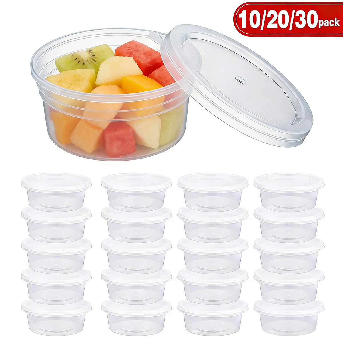 Food Storage Ideas - 10/20/40 Paket Wadah Slime Kecil Dengan