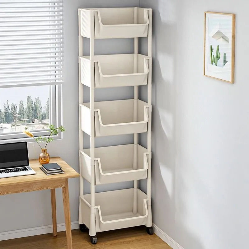 Food Storage With Wheels - Troli penyimpanan lima lapis dengan 4