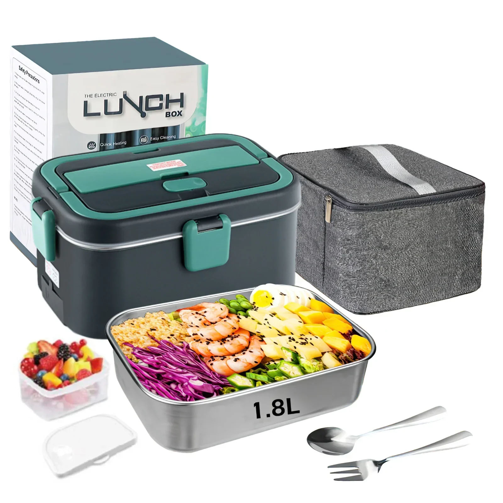 Food Storage Camping - Kotak makan siang listrik, penghangat makanan