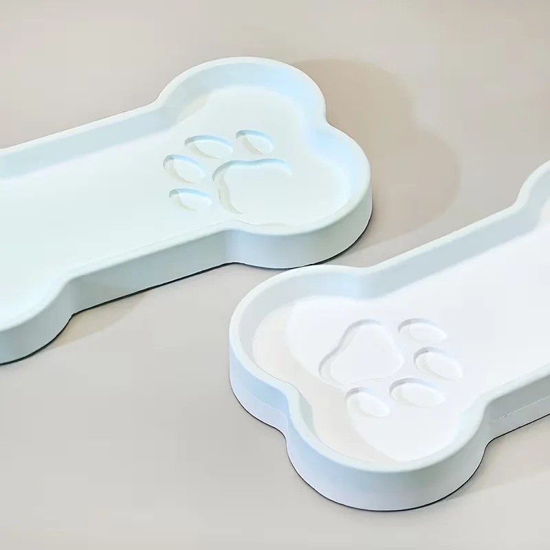 Food Storage For Dog - Cetakan Silikon Bentuk Cakar & Tulang