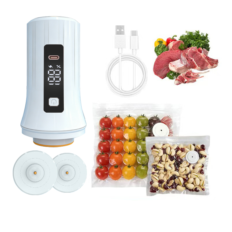 Food Storage Vacuum Pump - Mesin Penyegel Vakum Mini Genggam Isi