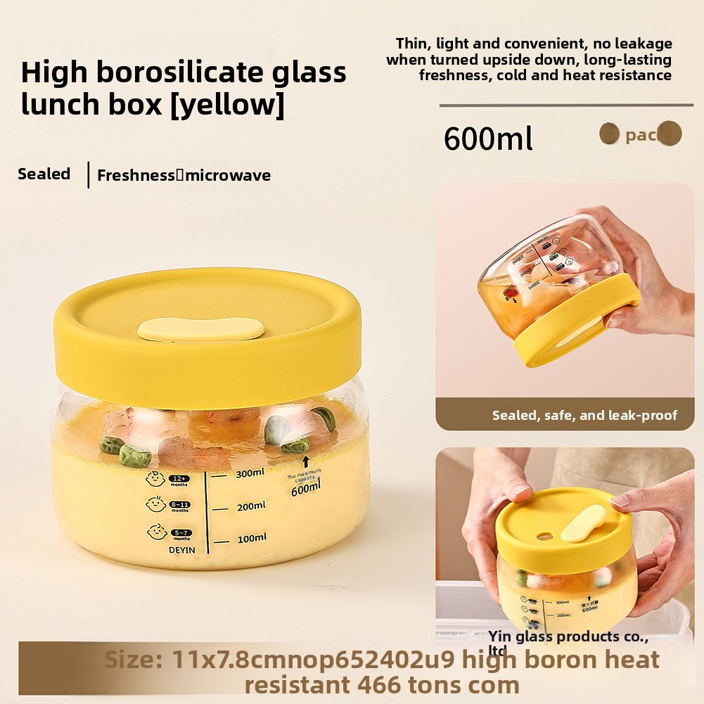 Food Storage Ideas - Glass Food Storage Container Airtight Leakproof