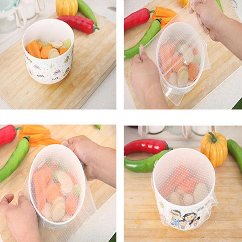 Silicone Stretch Lid - Set Tutup Silikon Elastis Transparan Tahan
