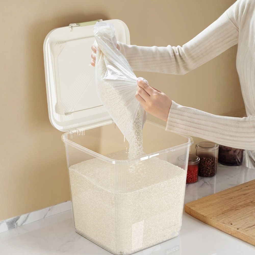 Kotak Penyimpanan Beras Anti S - Food Storage With Wheels ulasan dan harga