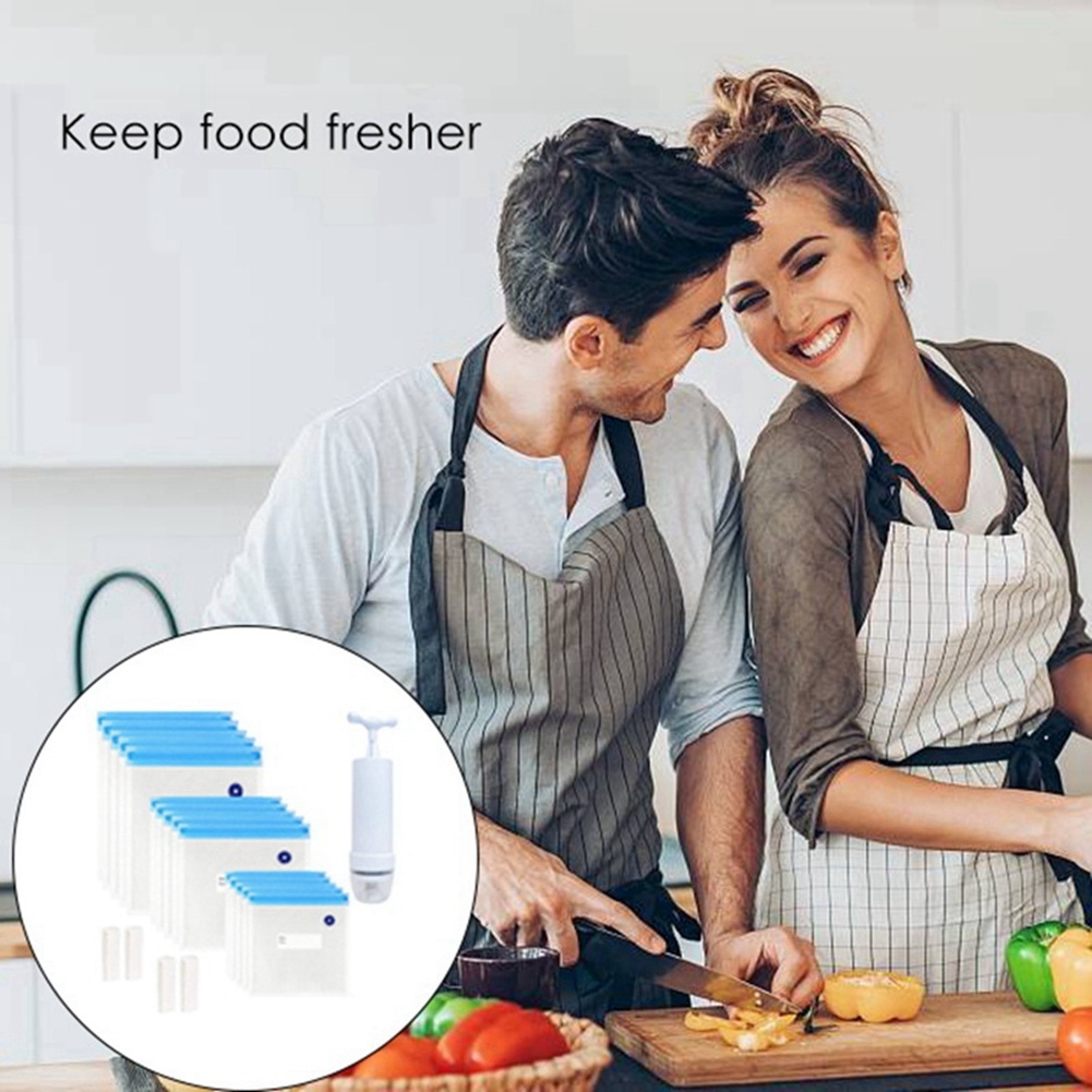 Kantong Sous Vide HIWS 20Pcs,  - Food Storage Vacuum Pump ulasan dan harga