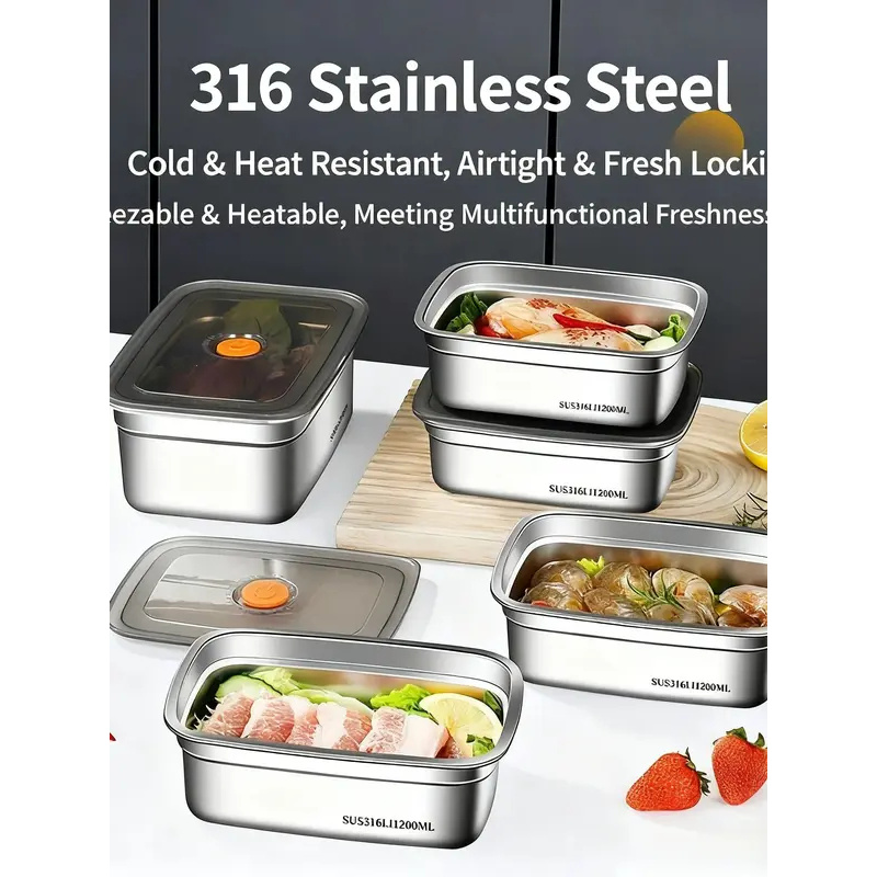 Kotak Bento Kedap Udara Berbah - Food Storage Camping ulasan dan harga