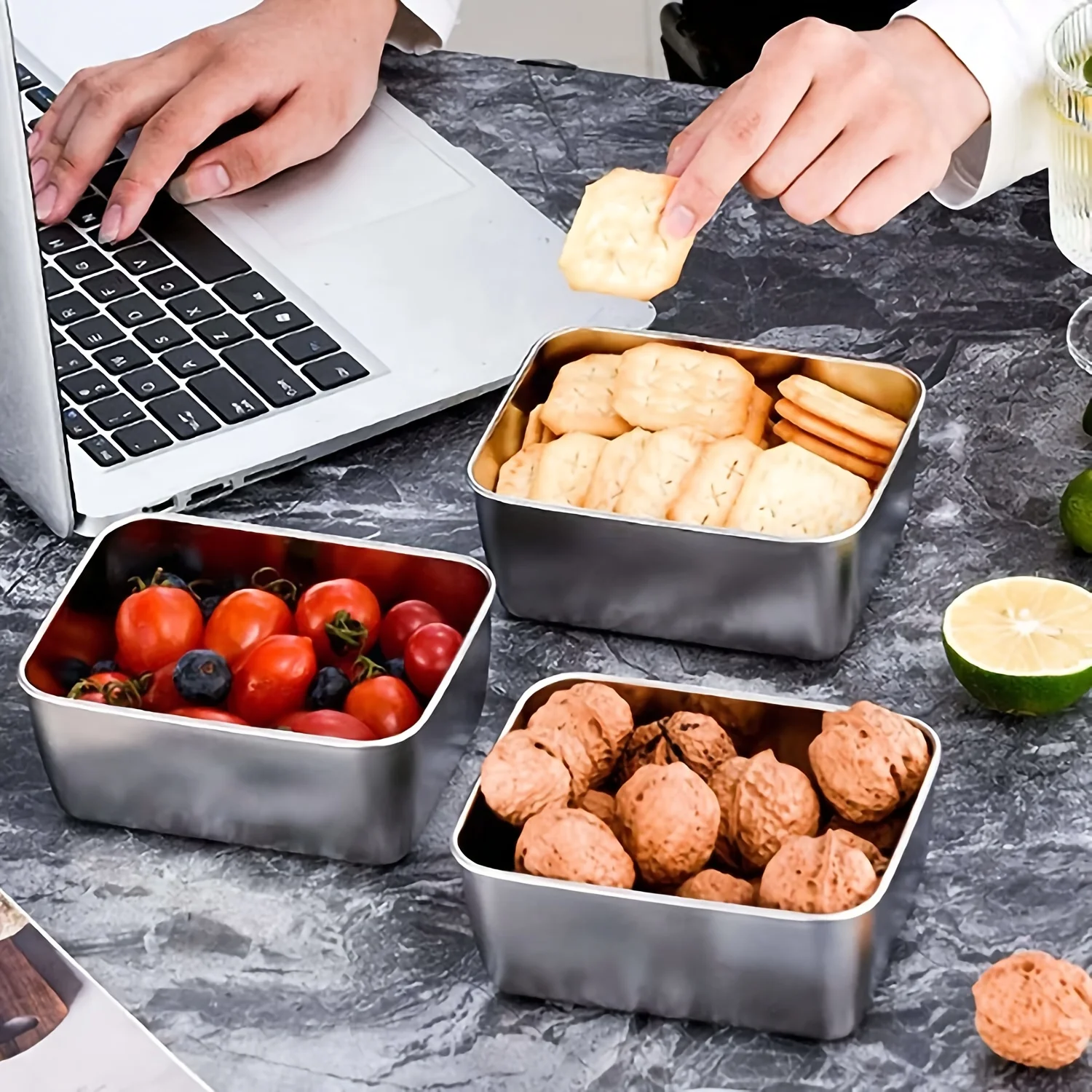 Set Wadah Penyimpanan Makanan  - Food Storage Camping ulasan dan harga
