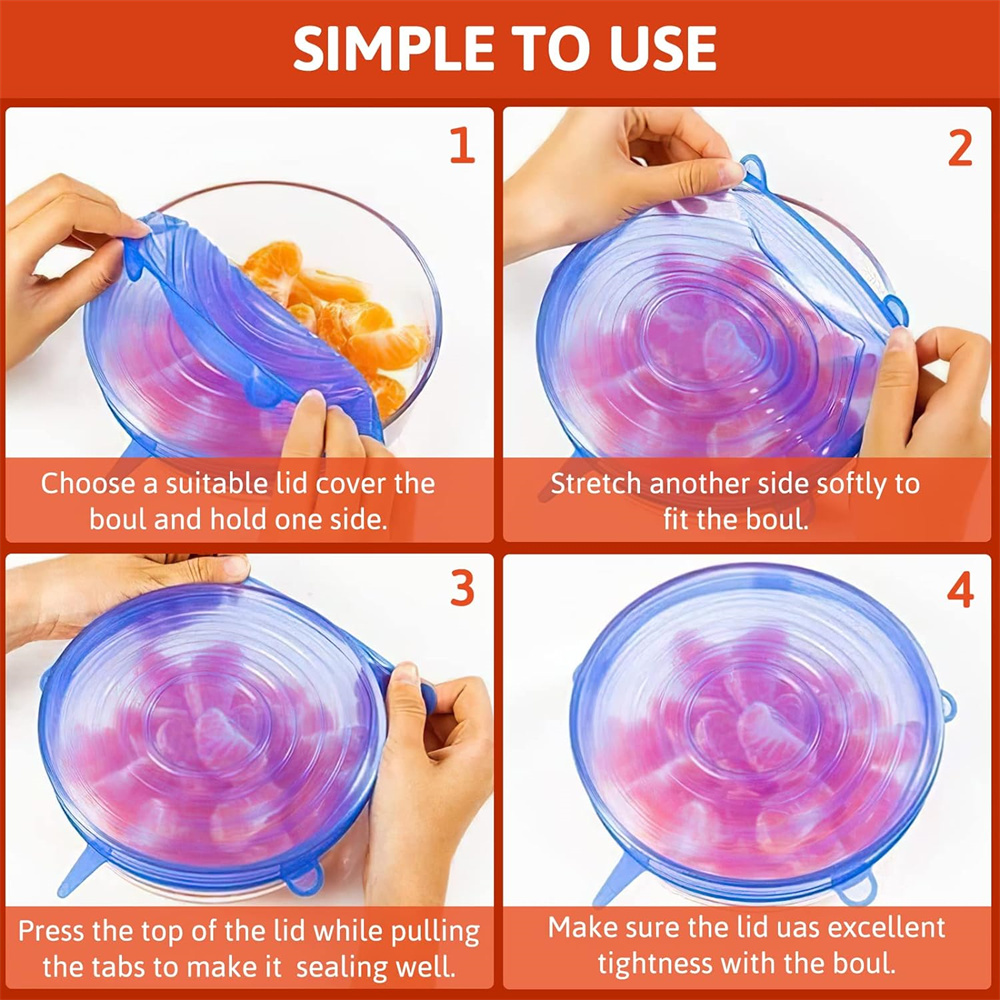 Penutup pengawet silikon kelas - Silicone Stretch Lid ulasan dan harga
