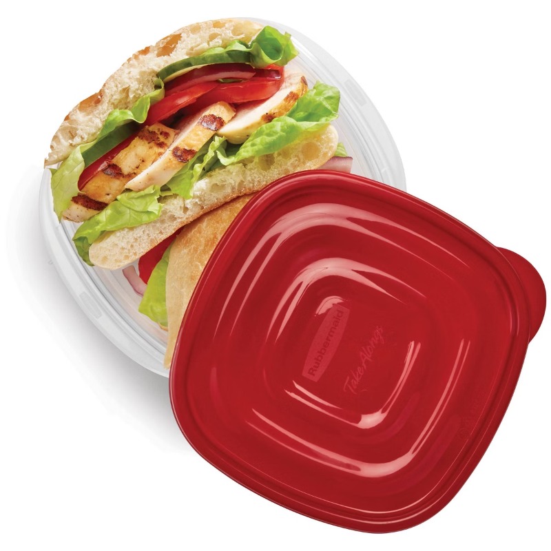 4pc TakeAlongs Square 2.9 Cup  - Food Storage Acrylic Containers ulasan dan harga