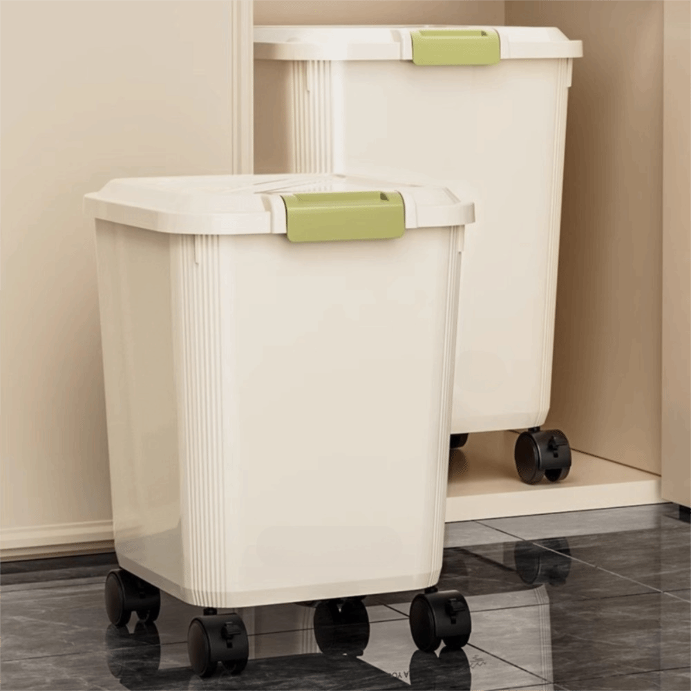 Kotak Penyimpanan Beras Anti S - Food Storage With Wheels ulasan dan harga