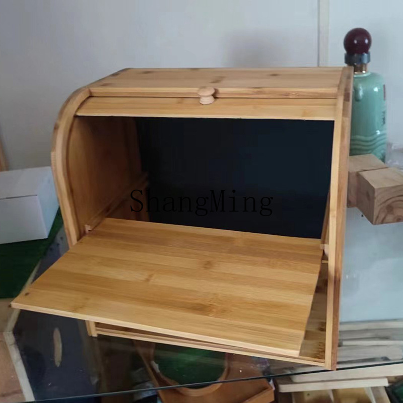 Kotak Penyimpanan Roti Bambu R - Food Storage Rack ulasan dan harga