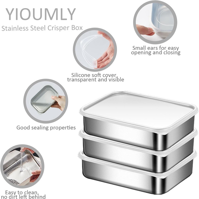 Wadah Stainless Steel untuk Pe - Food Storage Box ulasan dan harga