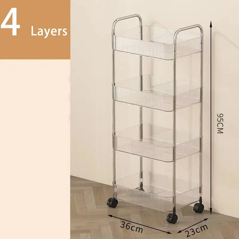 Rak Penyimpanan Multi-Lapisan  - Food Storage With Wheels ulasan dan harga