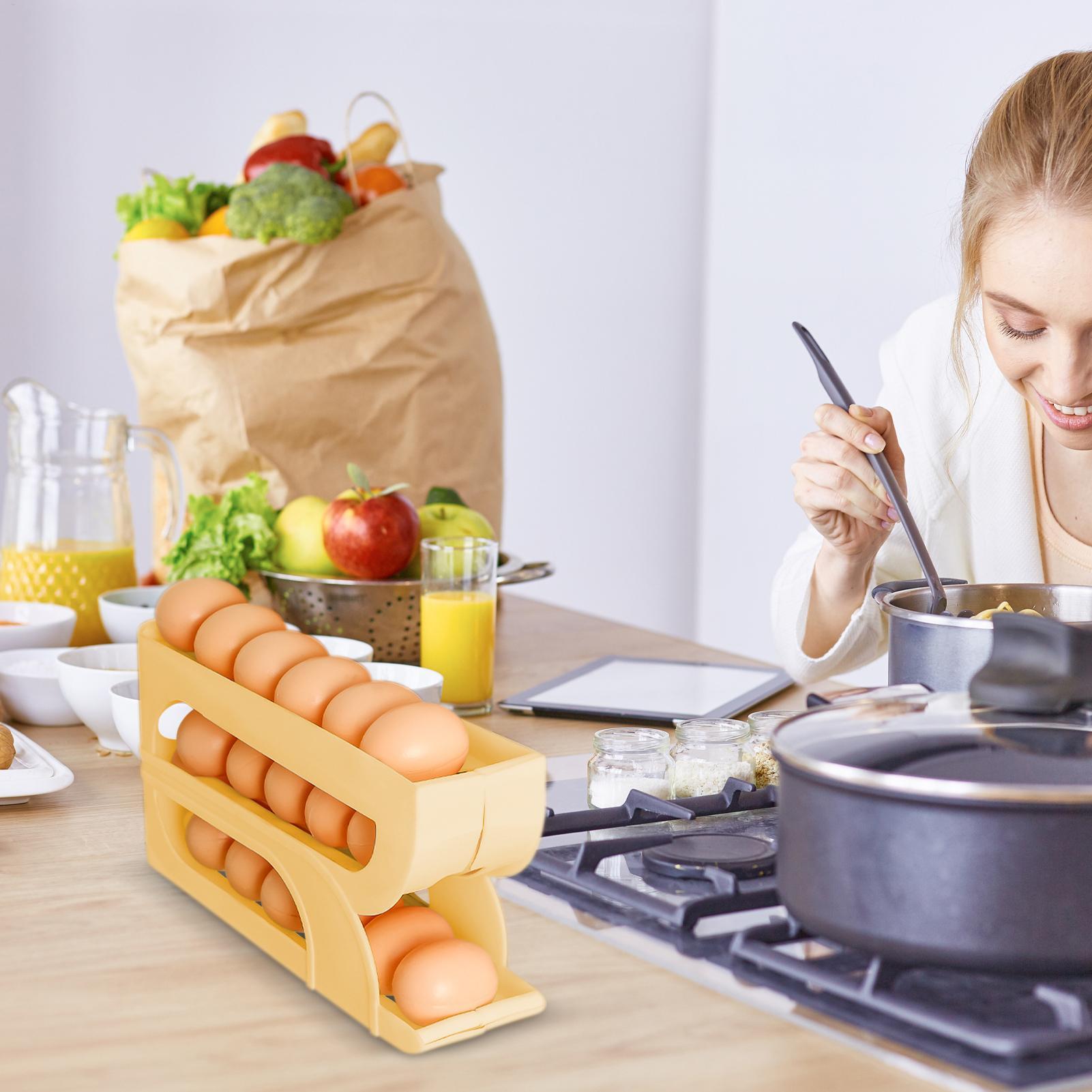 Rak Penggulung Telur Otomatis, - Food Storage Yellow ulasan dan harga