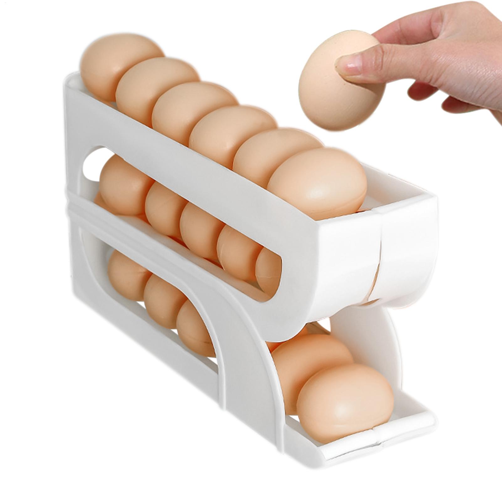 Rak Telur Otomatis 3 Tingkat u - Food Storage Yellow ulasan dan harga
