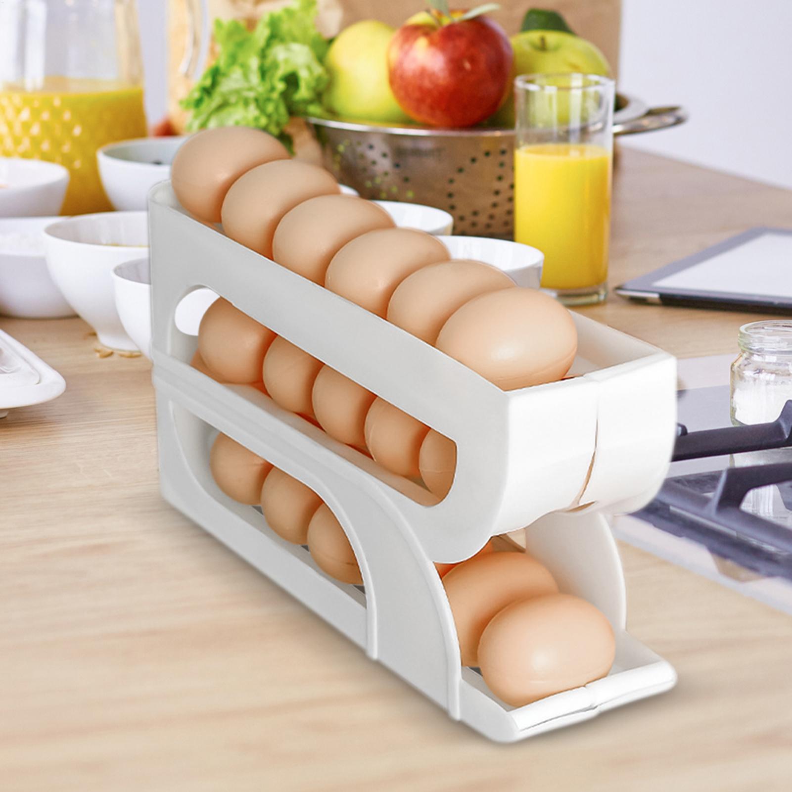 Rak Telur Otomatis 3 Tingkat u - Food Storage Yellow ulasan dan harga