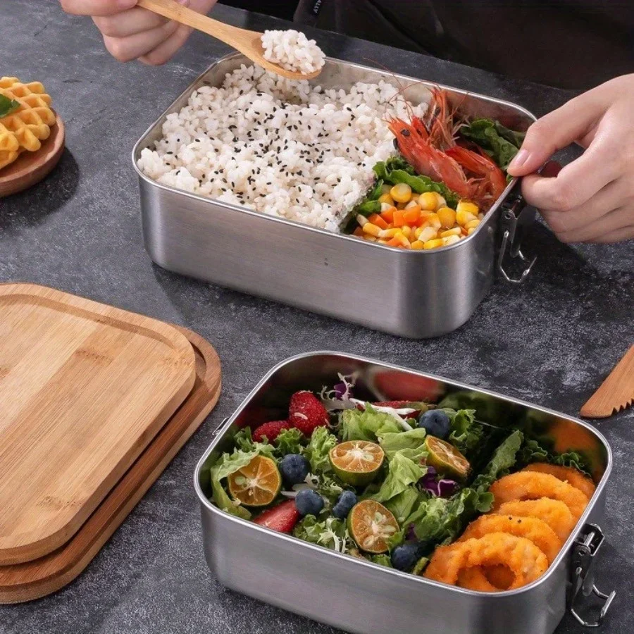 Kotak Makan Siang Tutup Bambu  - Food Storage Box Set ulasan dan harga