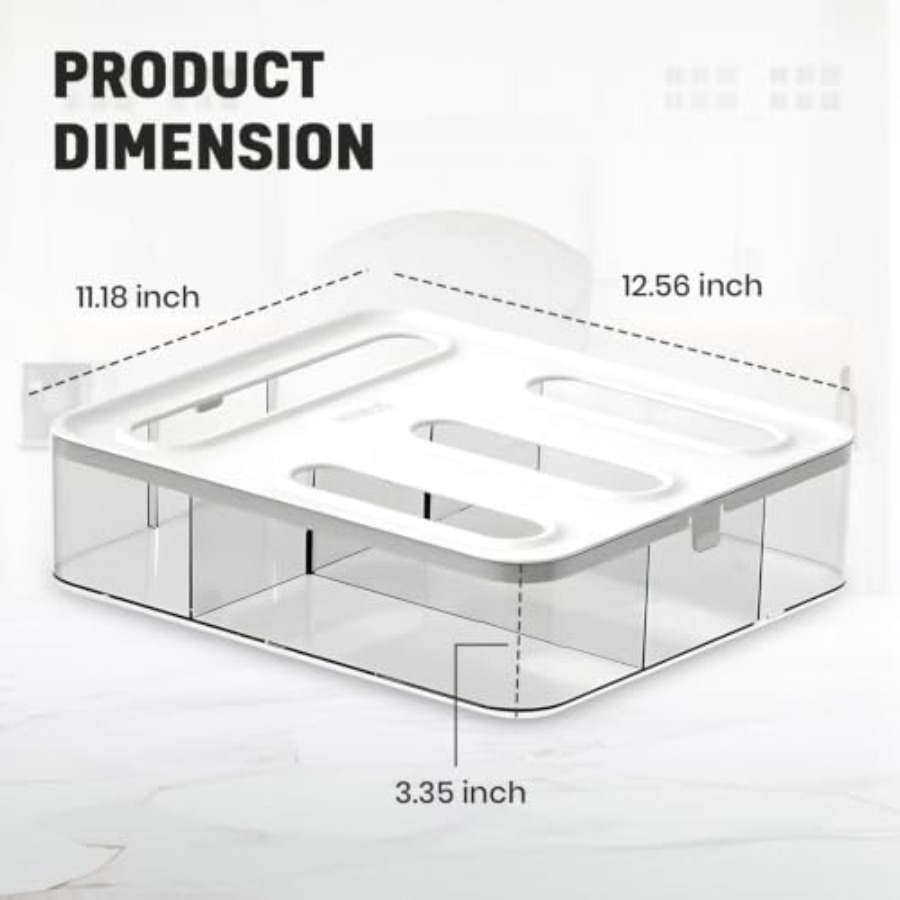 Organizer Kantong Penyimpanan  - Food Storage 4 Quart ulasan dan harga