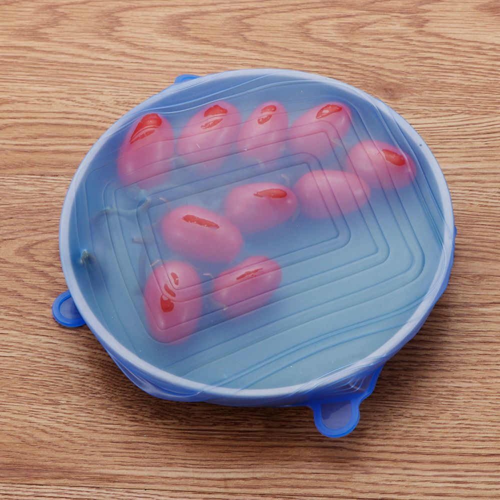 4 Warna Alat Dapur Penutup Mak - Silicone Stretch Lid ulasan dan harga