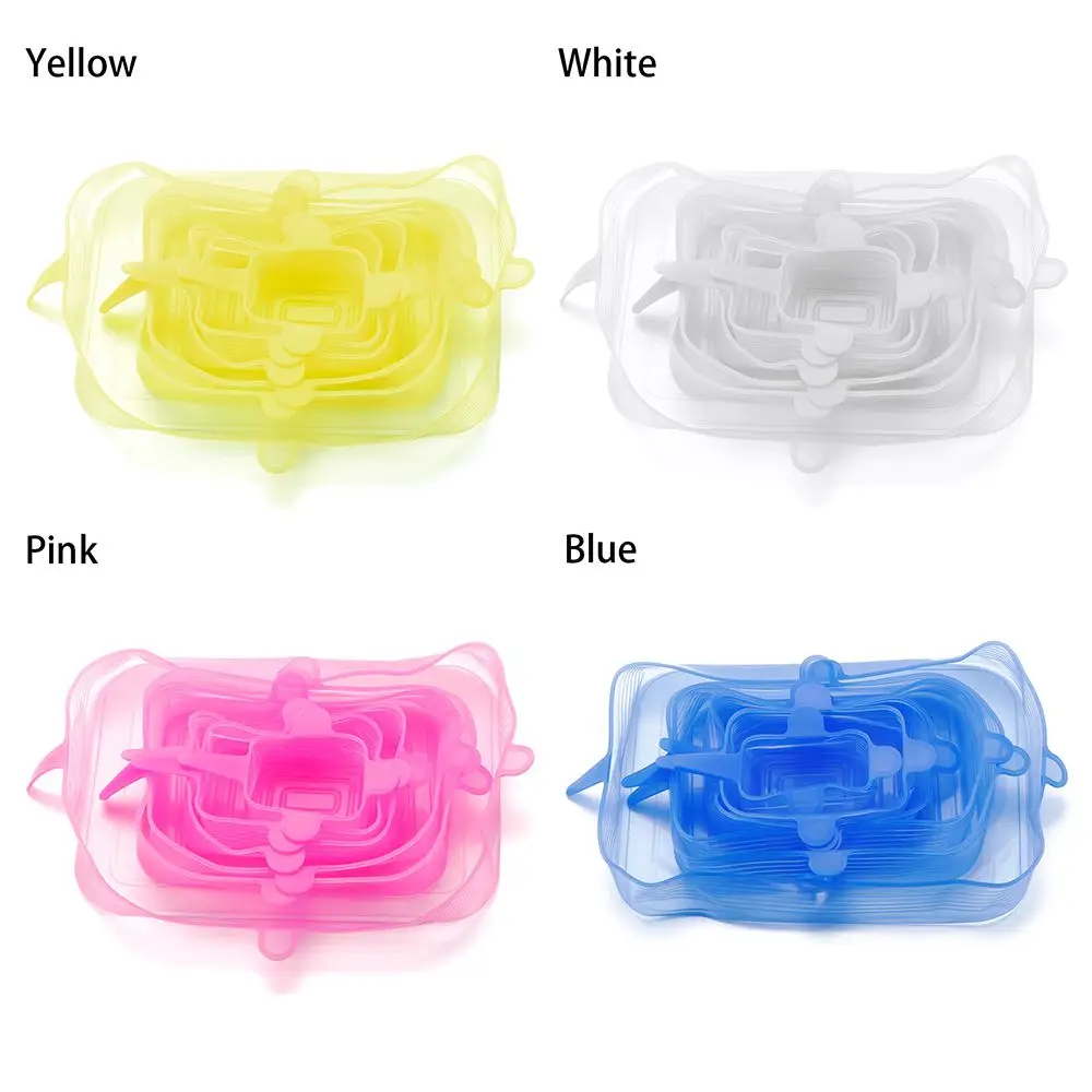 4 Warna Alat Dapur Penutup Mak - Silicone Stretch Lid ulasan dan harga