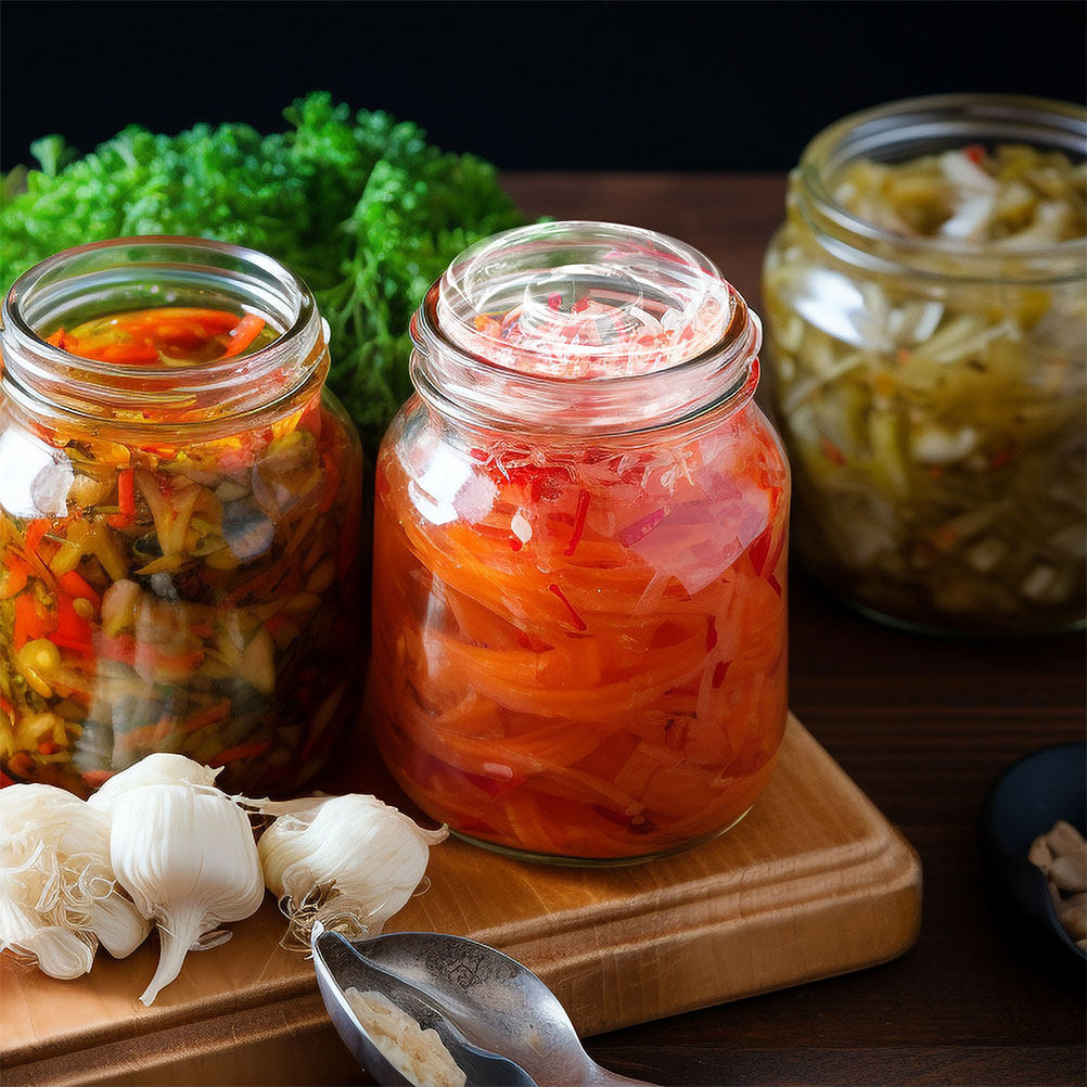 2 Buah Pemberat Kaca Mulut Leb - Food Storage Jar Glass ulasan dan harga
