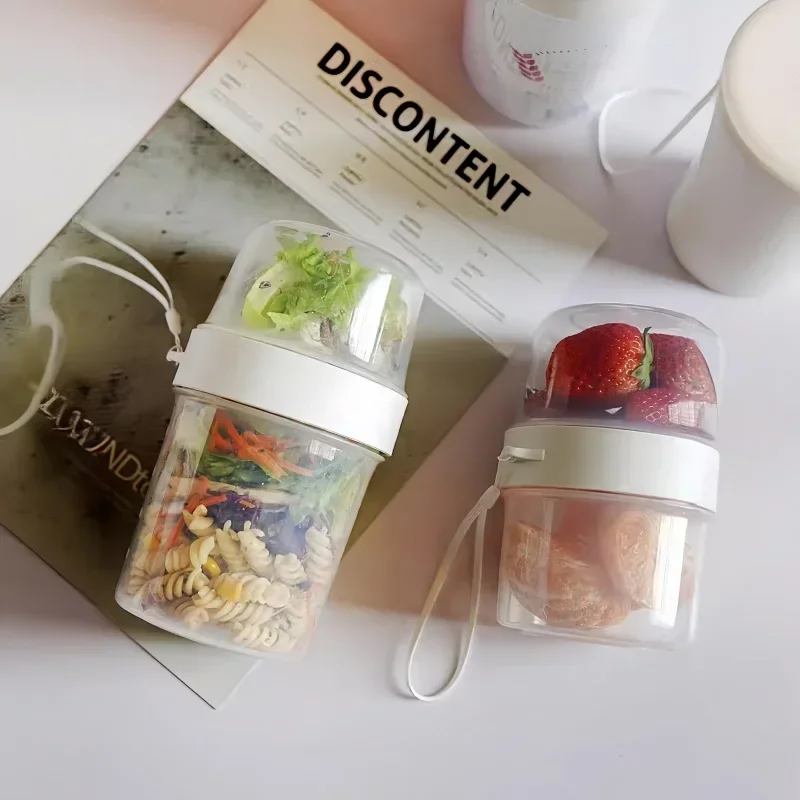 Set Wadah Bekal Sarapan Oatmea - Food Storage Yogurt ulasan dan harga