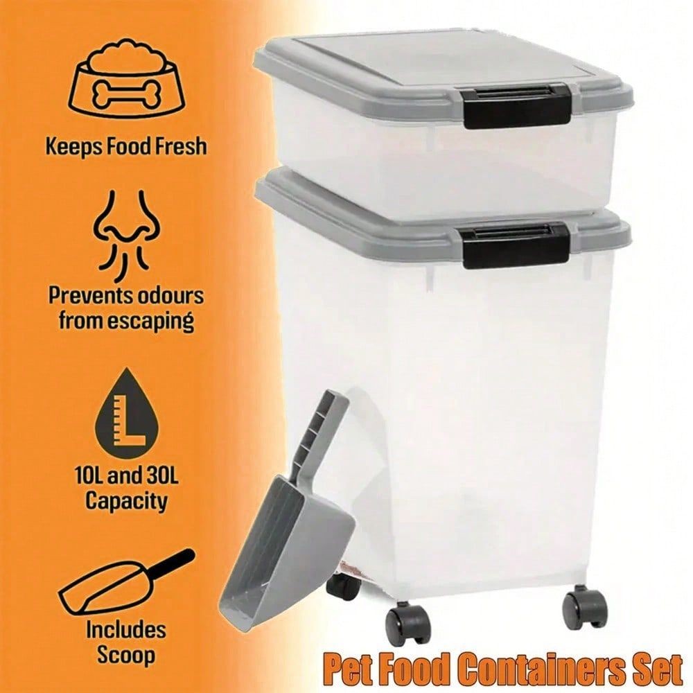 Wadah Penyimpanan Makanan, Kom - Food Storage For Dog ulasan dan harga