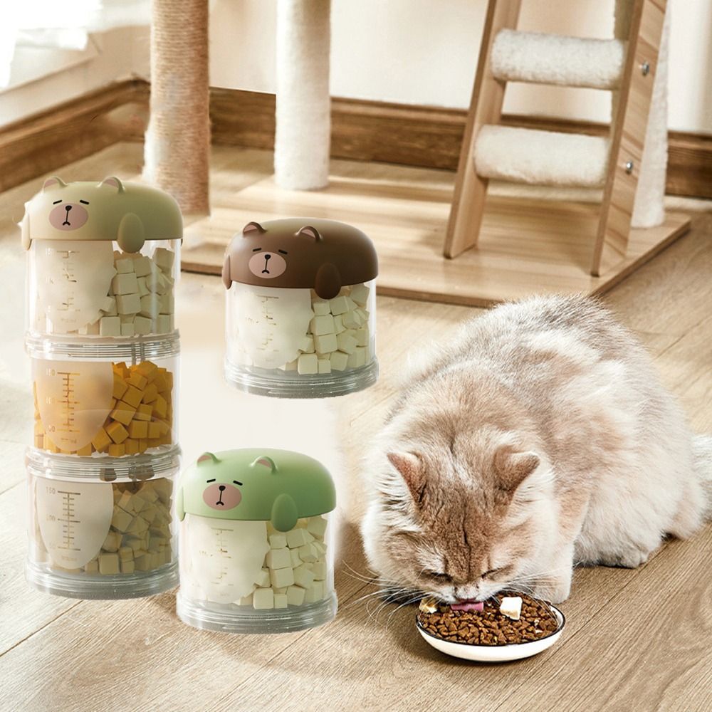 Kotak Makanan Kucing Plastik P - Food Storage For Dog ulasan dan harga