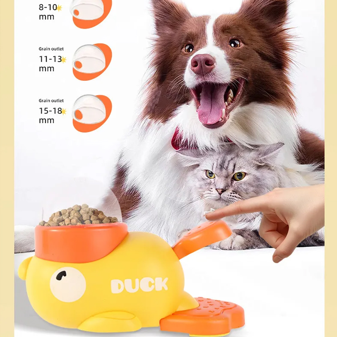 Pengumpan Interaktif Berbentuk - Food Storage Yellow ulasan dan harga