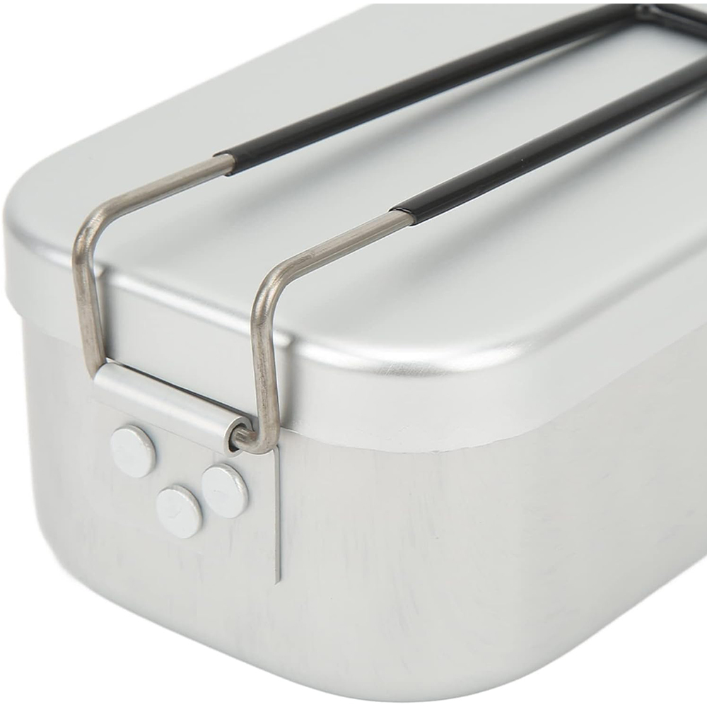 Kotak makan siang aluminium 80 - Food Storage Camping ulasan dan harga