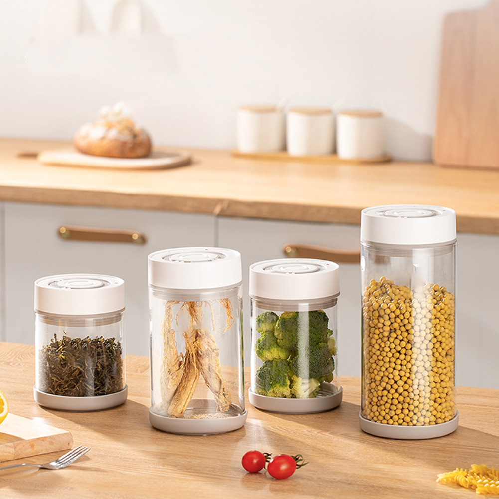 Kitchen Moisture-proof Glass C - Food Storage Jar Glass ulasan dan harga