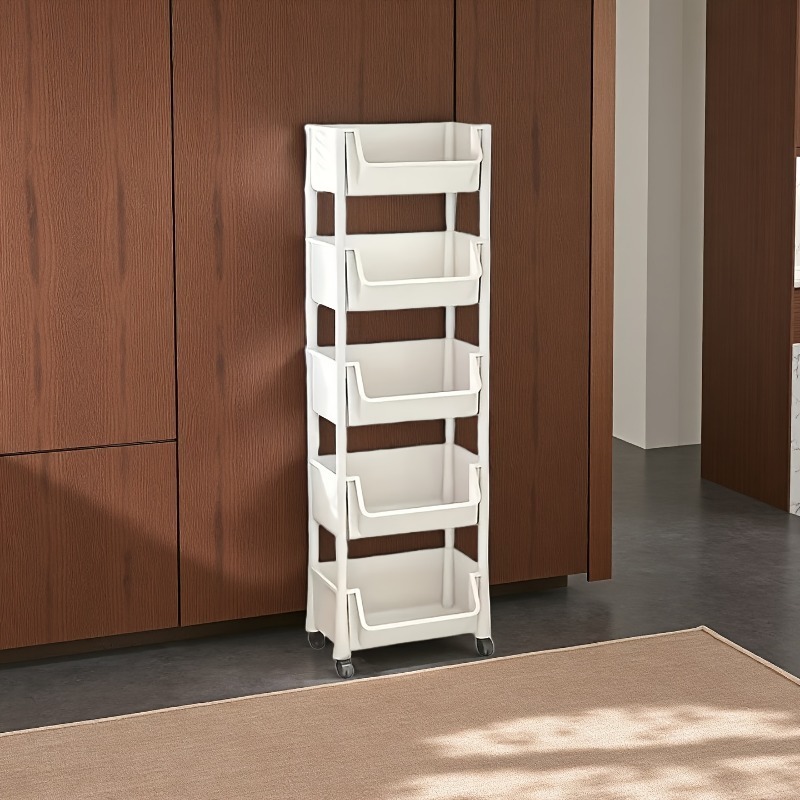 Troli penyimpanan lima lapis d - Food Storage With Wheels ulasan dan harga