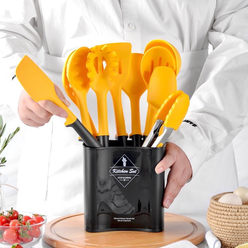 10 Buah Peralatan Memasak Kuni - Food Storage Yellow ulasan dan harga