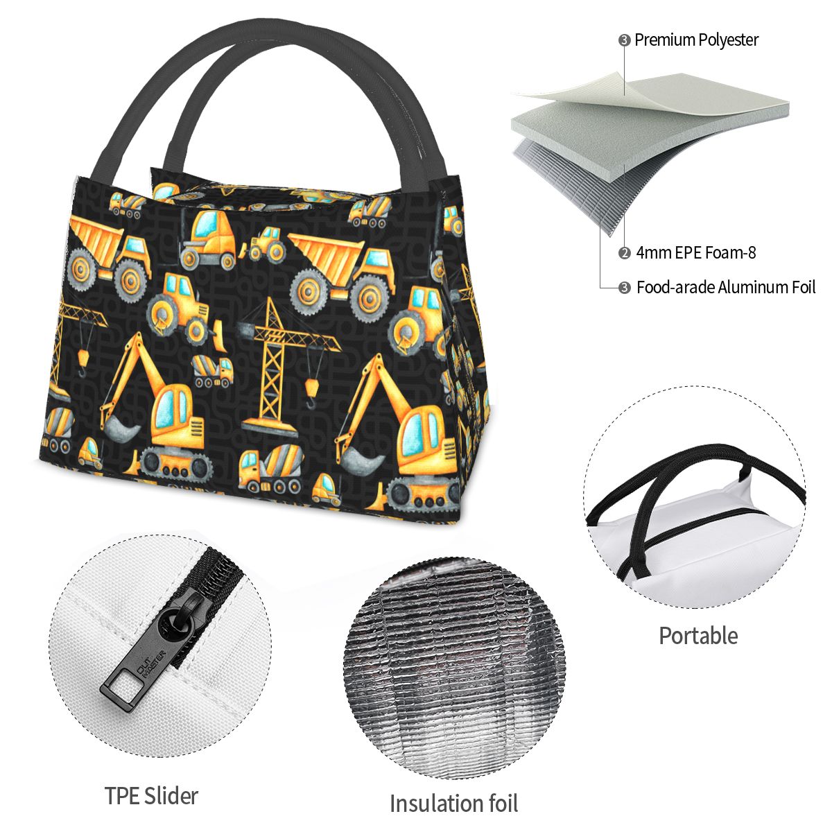 Tas Makan Siang Terisolasi Tru - Food Storage Yellow ulasan dan harga