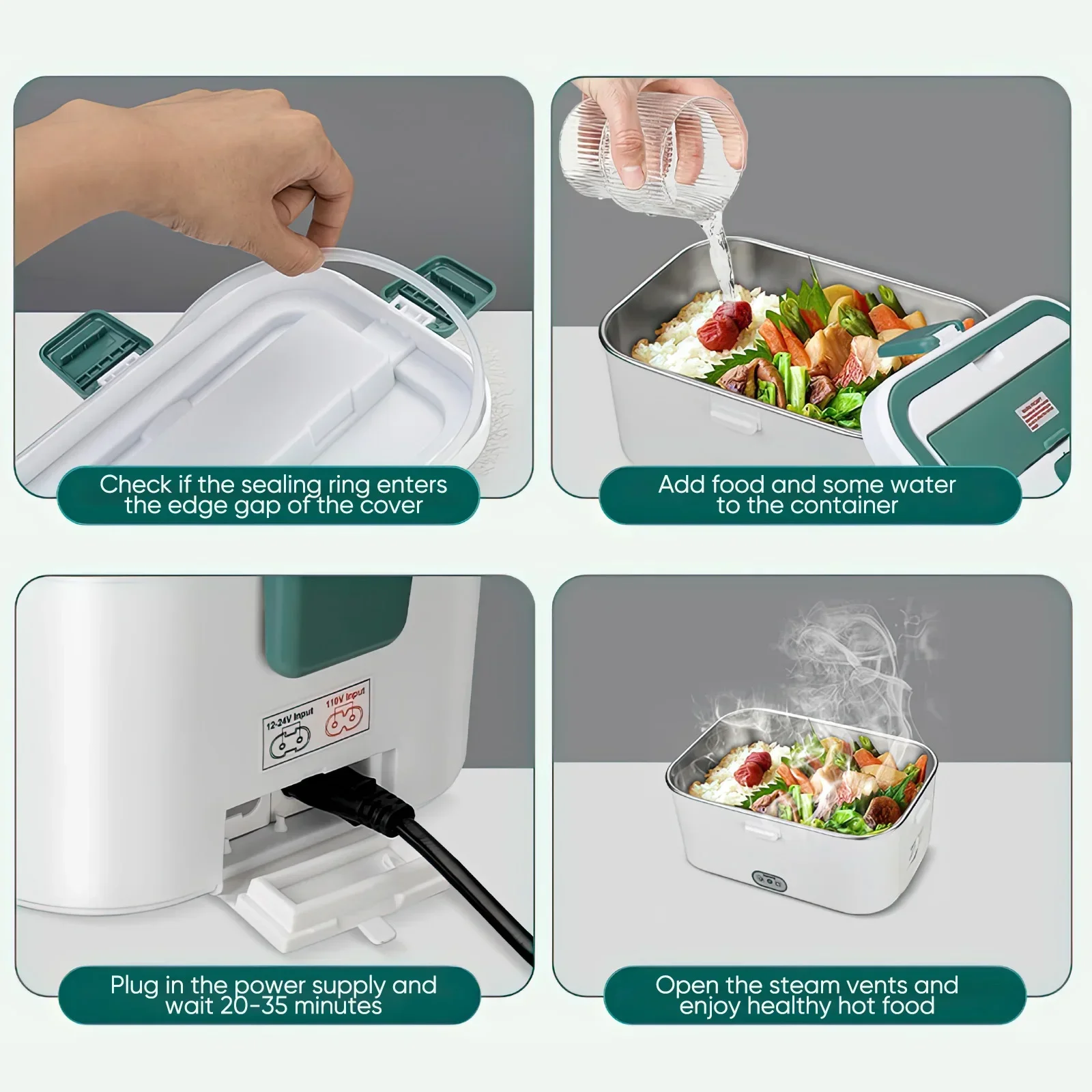 Kotak makan siang listrik, pen - Food Storage Camping ulasan dan harga
