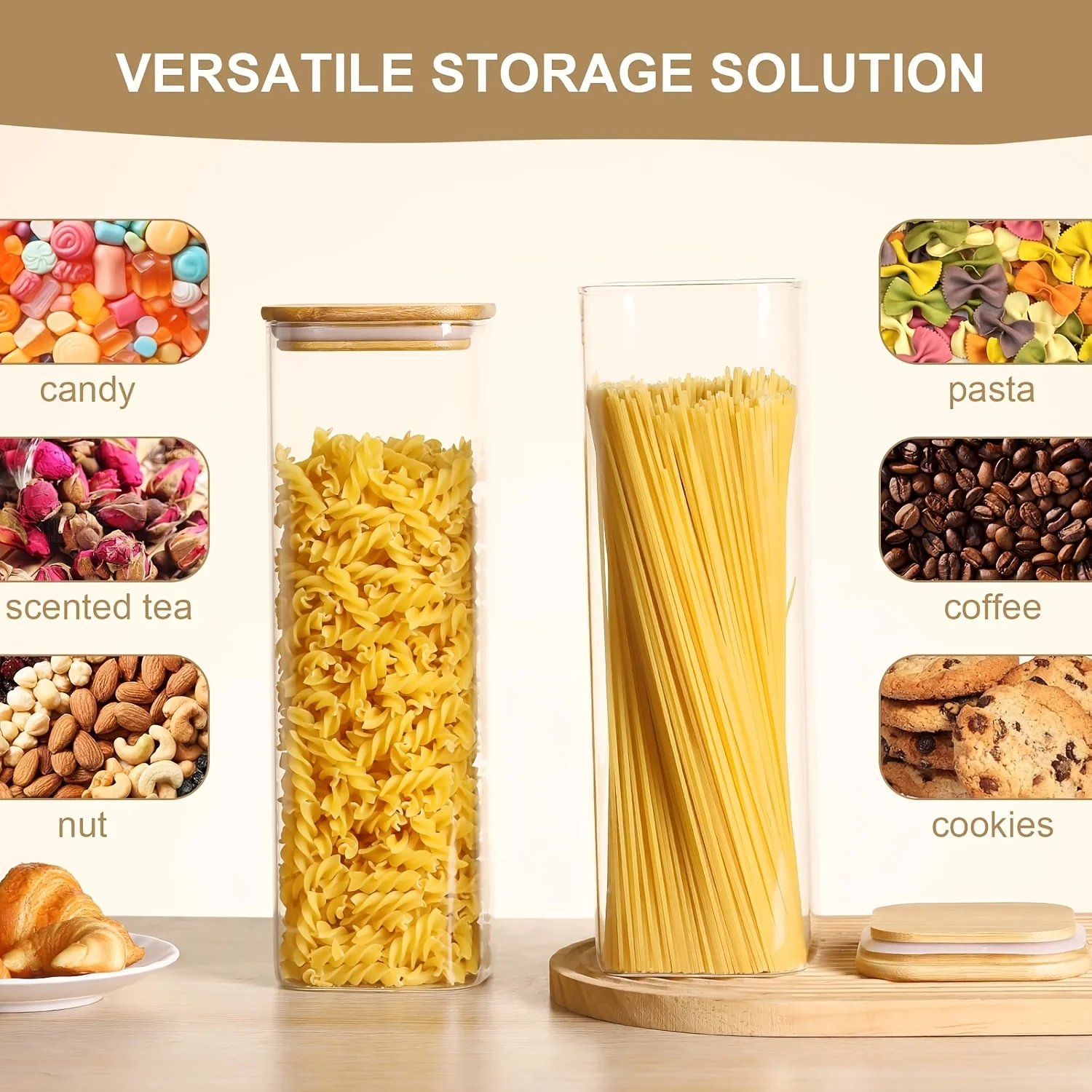Stoples Penyimpanan Kaca Moder - Food Storage Acrylic Containers ulasan dan harga