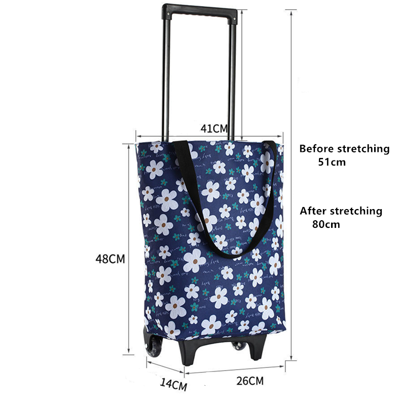 Tas Troli Troli Tarik Belanja  - Food Storage With Wheels ulasan dan harga
