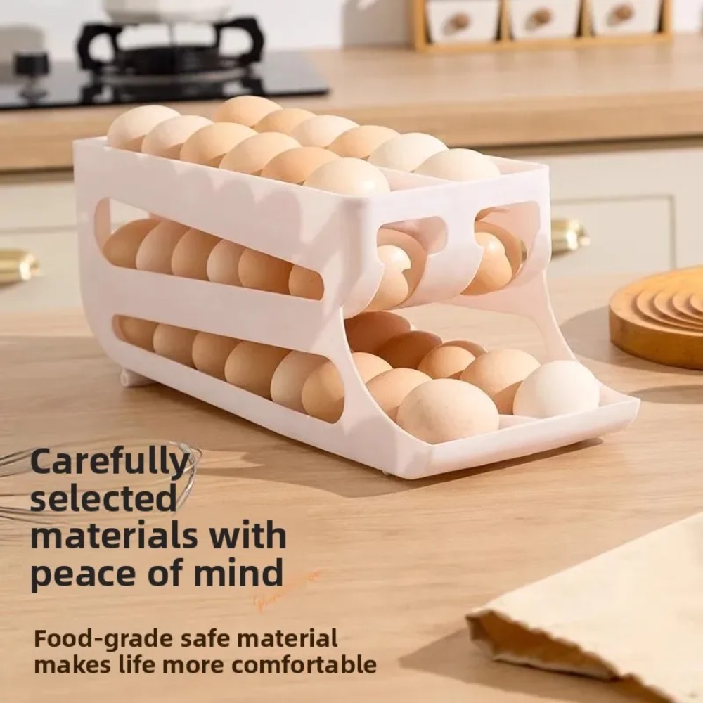 Organizer Telur 3 Tingkat Warn - Food Storage Yellow ulasan dan harga