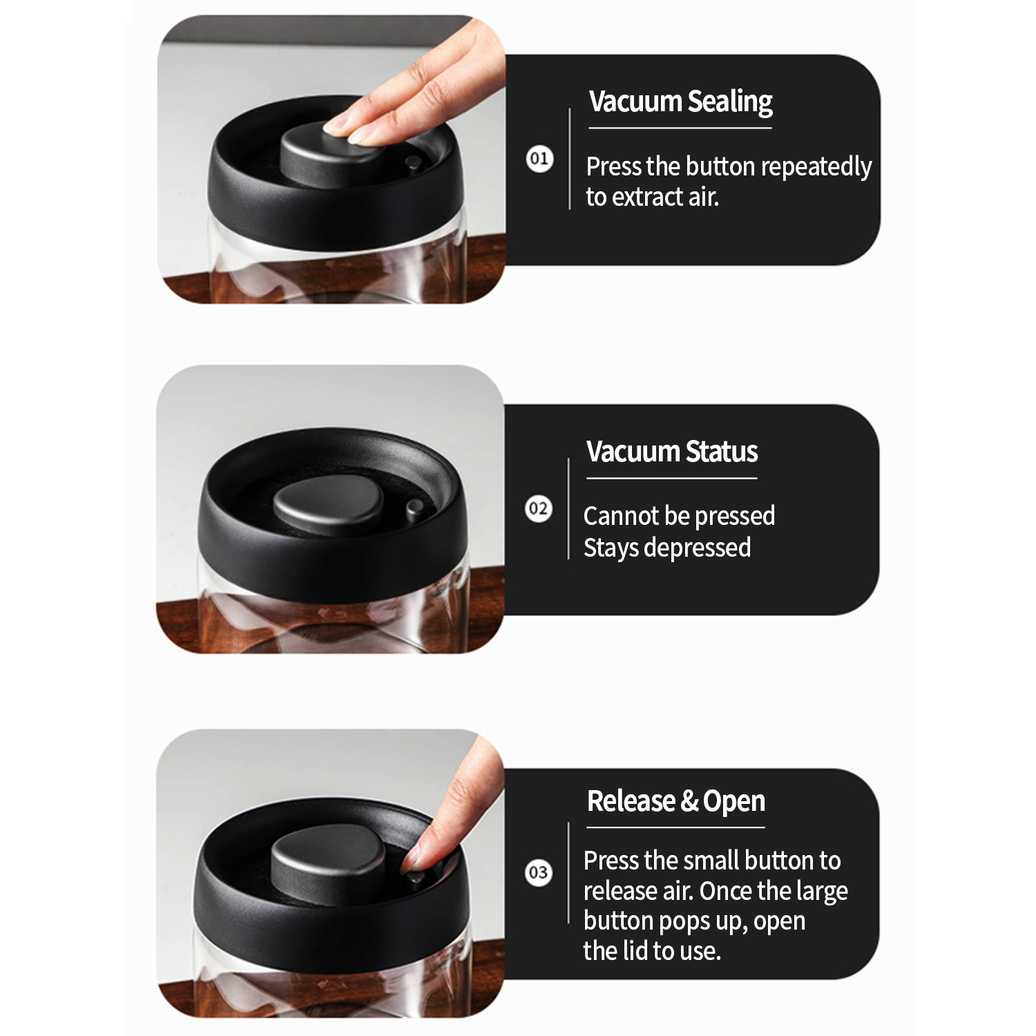 OANKR Wadah Kopi Vakum 500Ml 9 - Food Storage Ideas ulasan dan harga