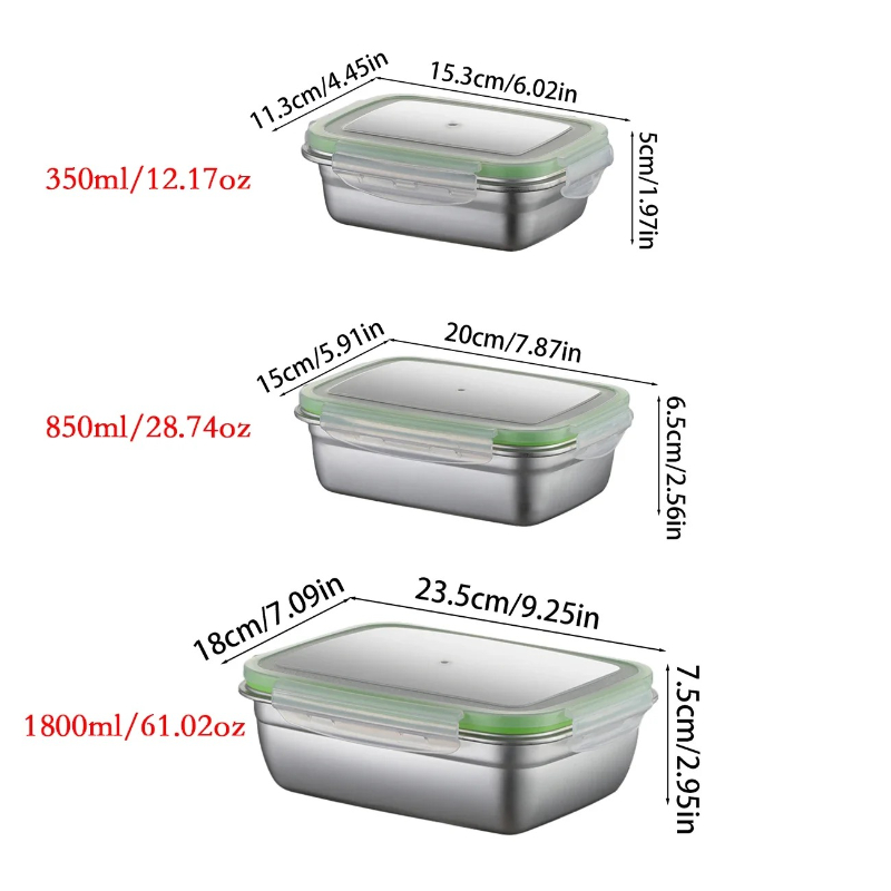 Set Kotak Makan Siang Stainles - Food Storage Box Set ulasan dan harga