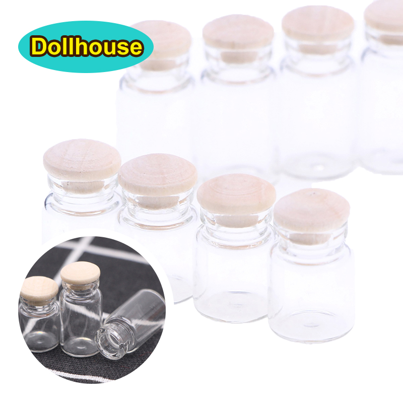 4 Buah 1:12 Rumah Boneka Minia - Food Storage Jar Glass ulasan dan harga