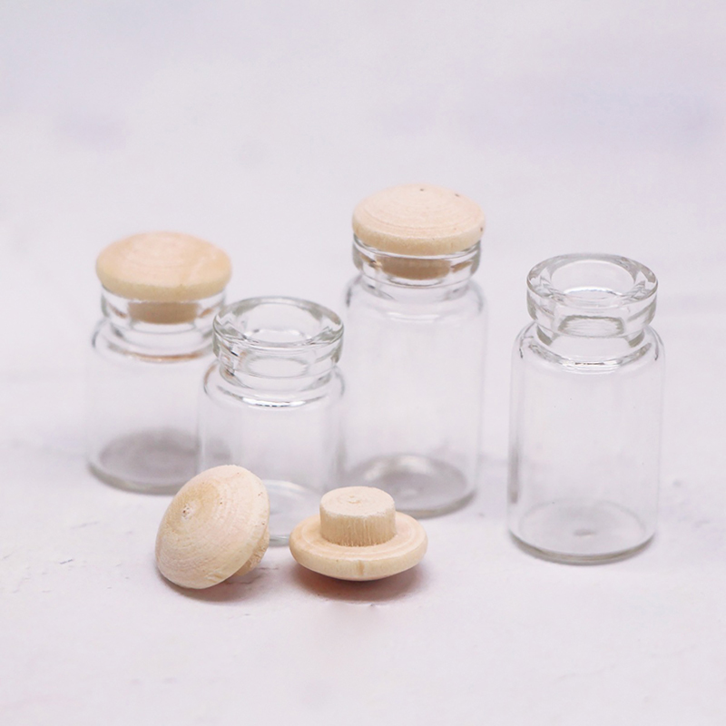 4 Buah 1:12 Rumah Boneka Minia - Food Storage Jar Glass ulasan dan harga